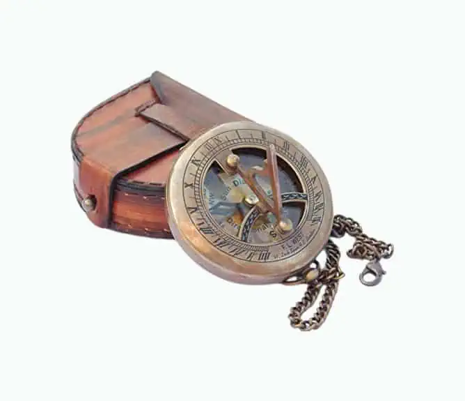 Product Image of the Brass Sundial Compass