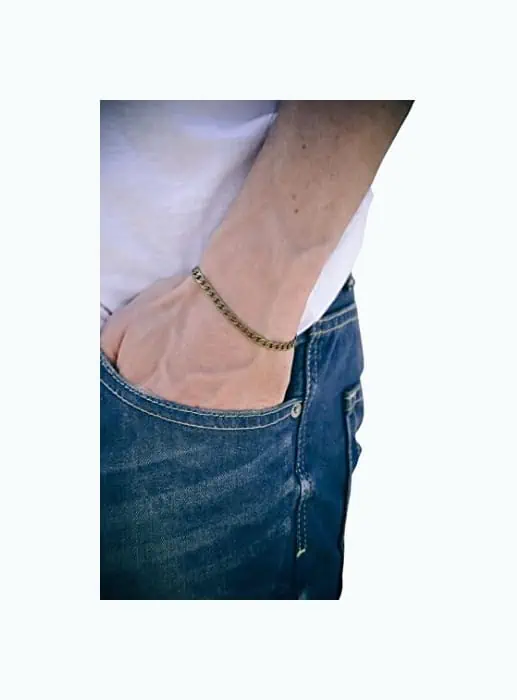 Product Image of the Bronze Link Men’s Bracelet