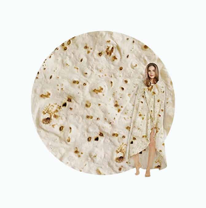 Product Image of the Burrito Throw Blanket