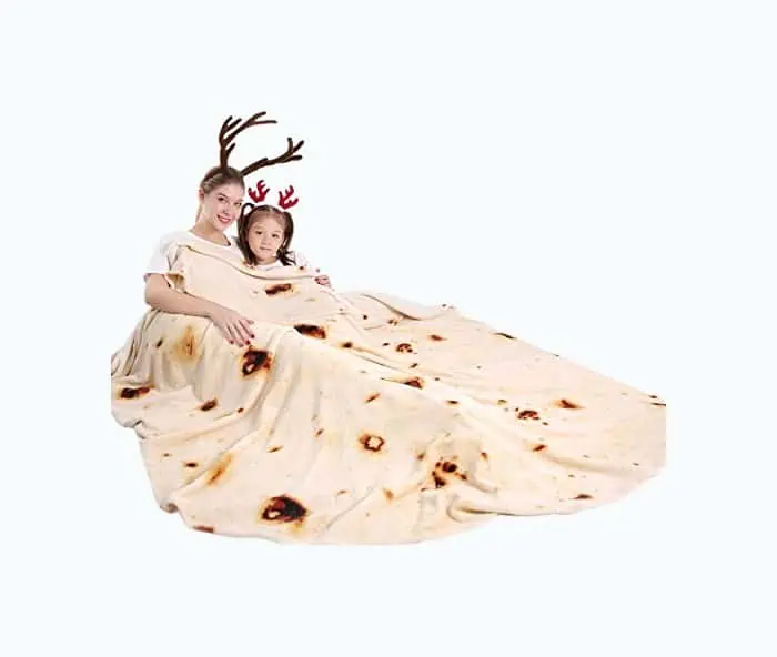 Product Image of the Burritos Tortilla Blanket