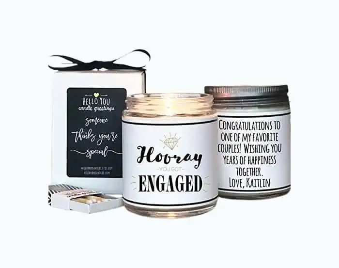 Product Image of the Candle Engagement Gift