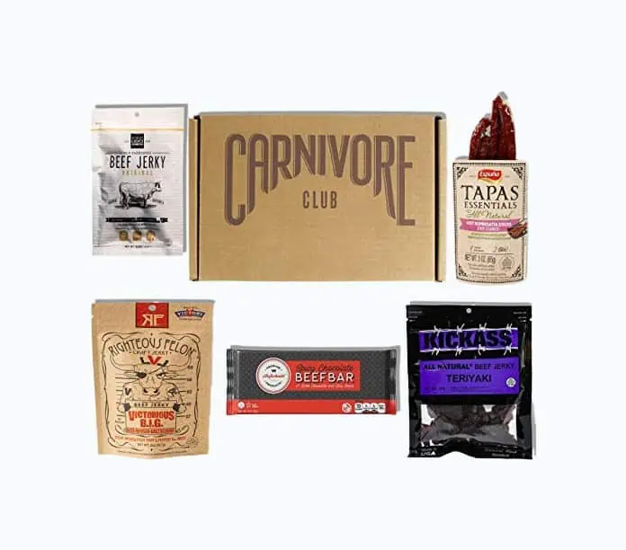 Product Image of the Carnivore Club Beef Jerky Box