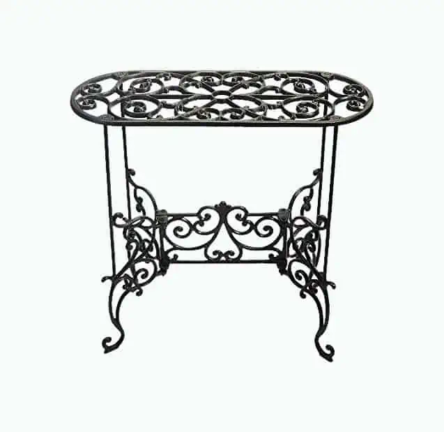 Product Image of the Cast Iron Potted Plant Stand