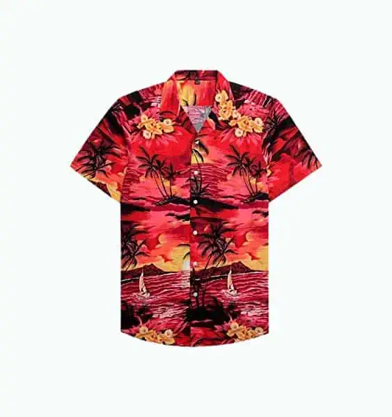 Product Image of the Casual Hawaiian Shirt for Men