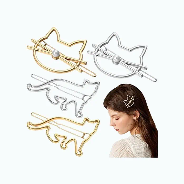 Product Image of the Cat Shaped Hair Clips