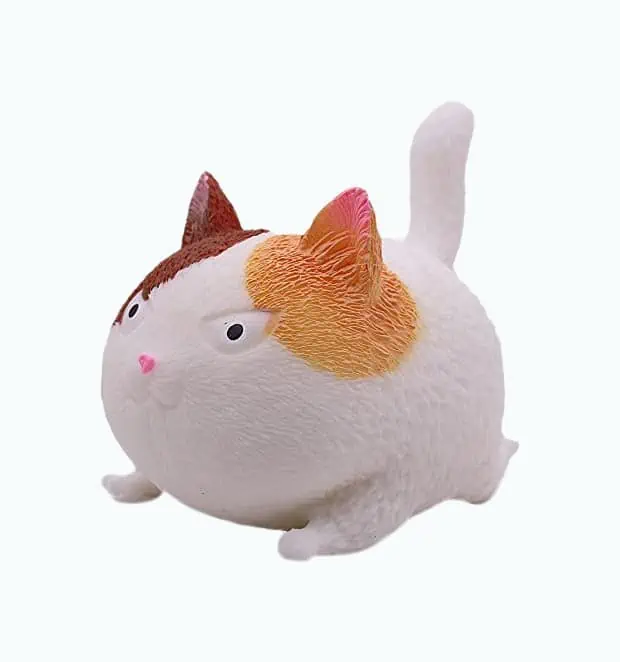Product Image of the Cat-Shaped Stress Ball