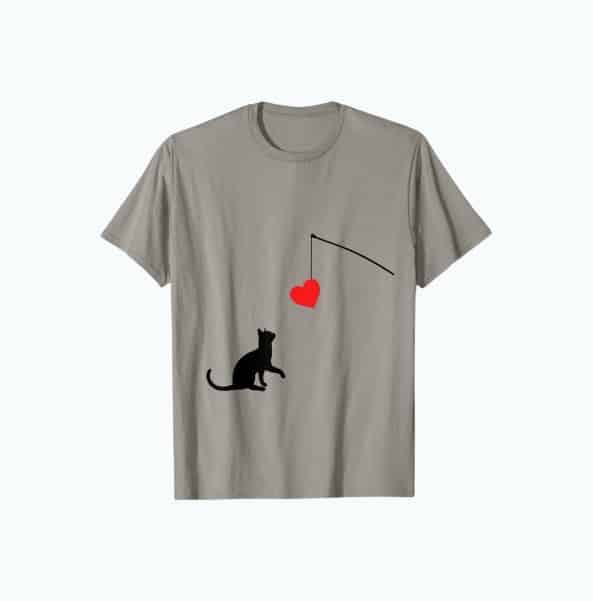 Product Image of the Cat Toy Valentine’s Day Shirt