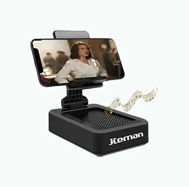 Product Image of the Cell Phone Stand Bluetooth Speaker