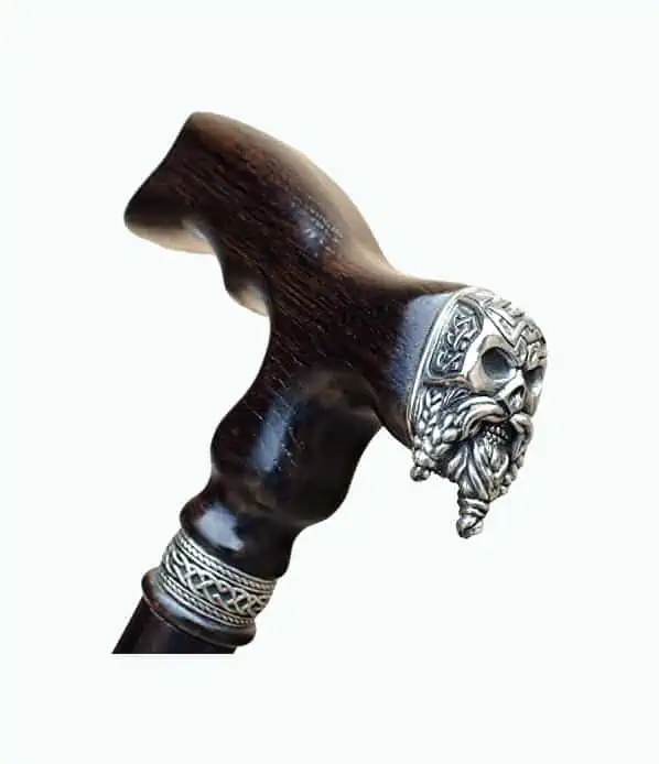Product Image of the Celtic Skull Walking Cane