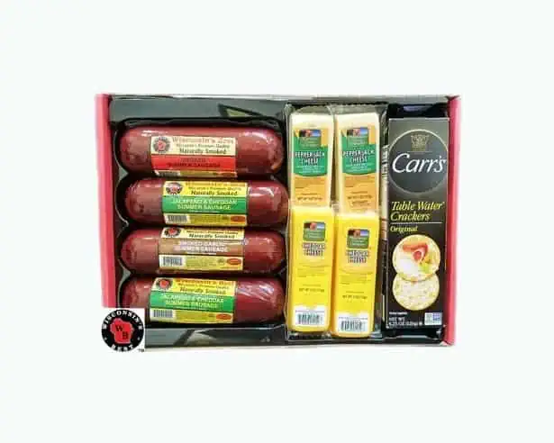 Product Image of the Cheese & Sausage Gift Basket