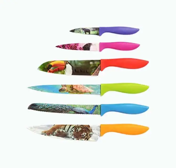 Product Image of the Chef's Vision Wildlife Kitchen Knife Set