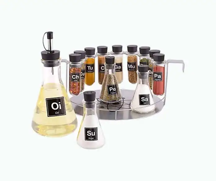 Product Image of the Chemistry Spice Rack Set