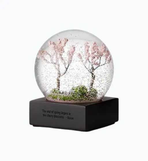 Product Image of the Cherry Blossom Snow Globe