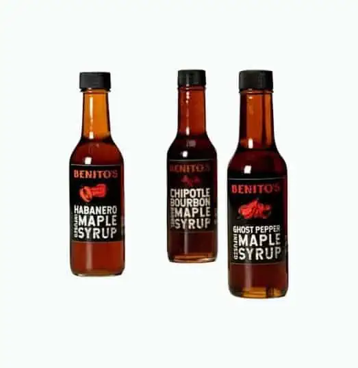 Product Image of the Chili Infused Maple Syrup Trio