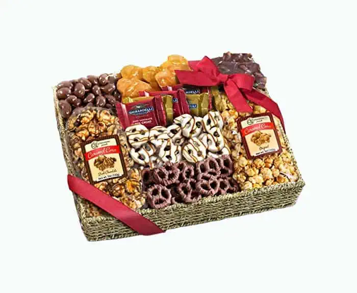 Product Image of the Chocolate Caramel Crunch Gift Basket