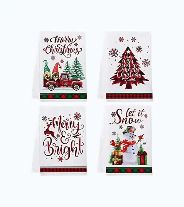 Product Image of the Christmas Kitchen Towel Set