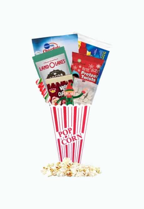 Product Image of the Christmas Movie Night Gift Basket