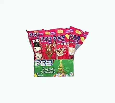 Product Image of the Christmas Pez Candy Dispenser Set