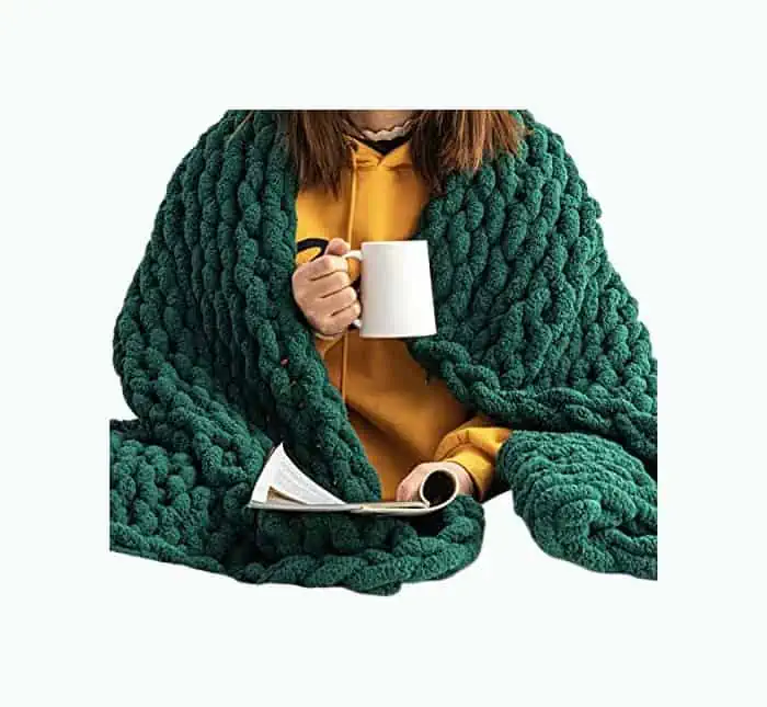 Product Image of the Chunky Knit Blanket Throw - 50 x 60