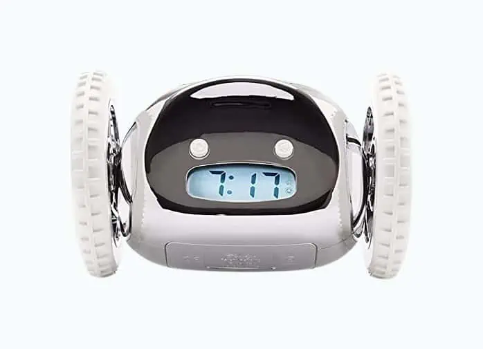 Product Image of the Clocky Alarm Clock on Wheels (Original)