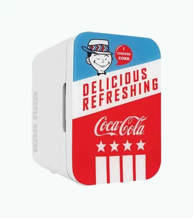 Product Image of the Coca-Cola Americana Mini Fridge