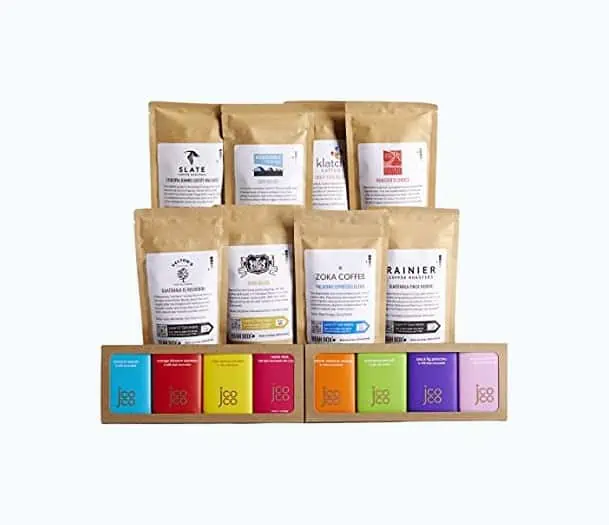Product Image of the Coffee & Chocolate Tasting Box