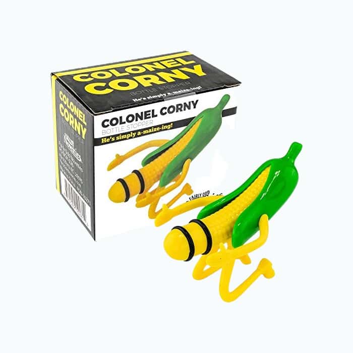 Product Image of the Colonel Corn Bottle Stopper