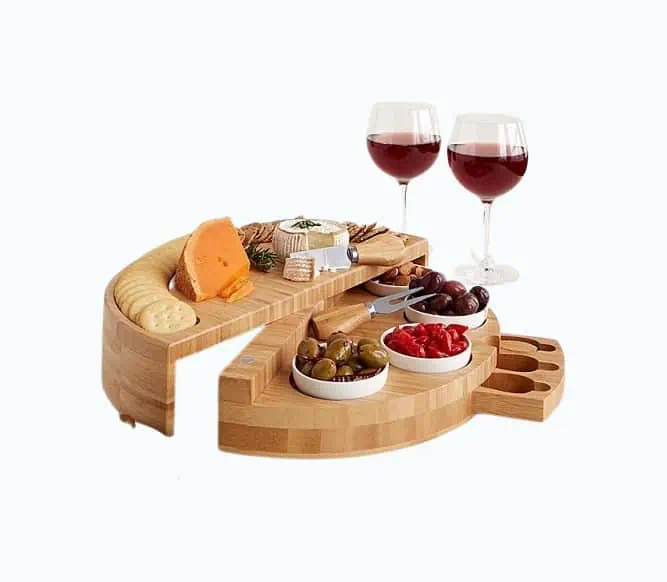 Product Image of the Compact Swivel Cheese & Tapas Board