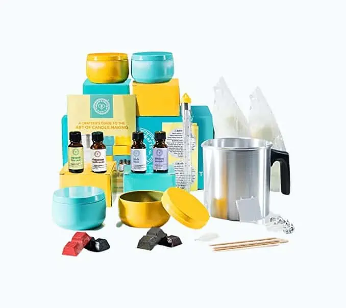 Product Image of the Complete Soy Wax Candle Making Kit