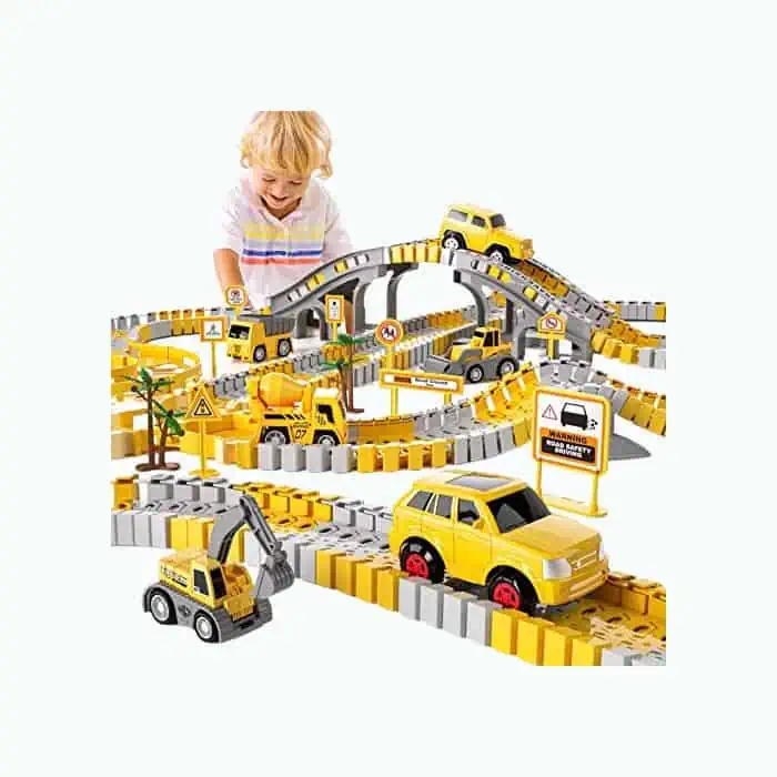 Product Image of the Construction Race Track Set