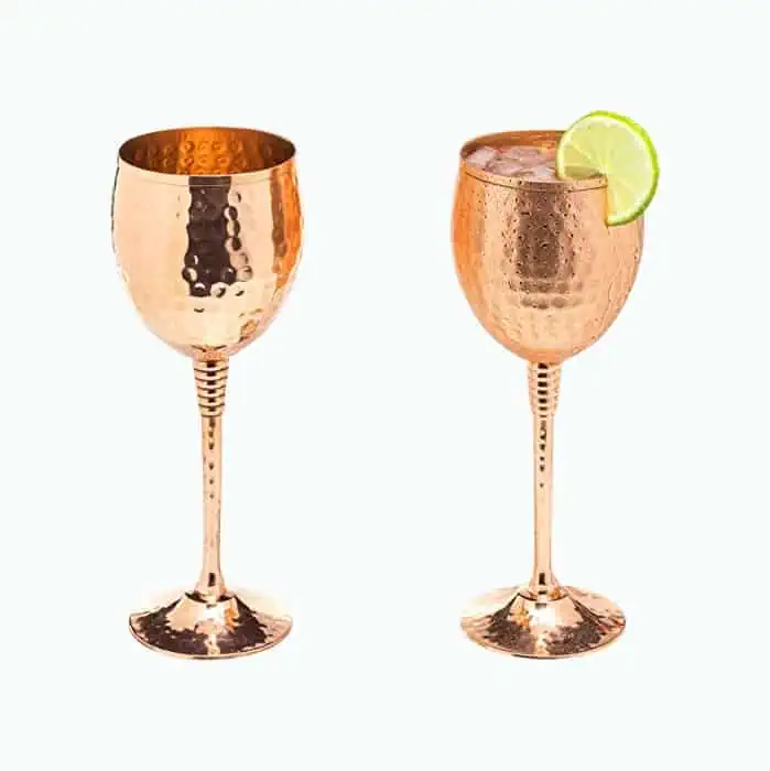 Product Image of the Copper Wine Glasses