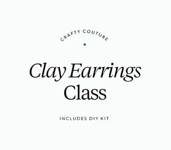 Product Image of the Crafty Couture: Clay Earrings Class & DIY Kit