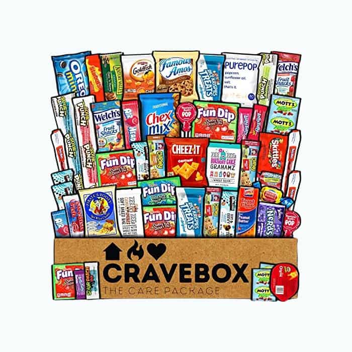 Product Image of the CraveBox Care Package (45 Count) Snacks Food