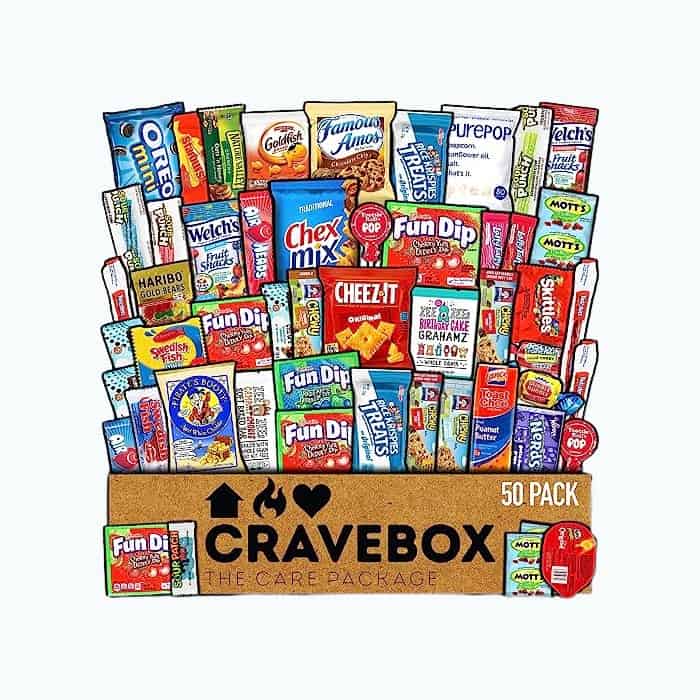 Product Image of the CraveBox Ultimate Variety Care Package (45 Count)