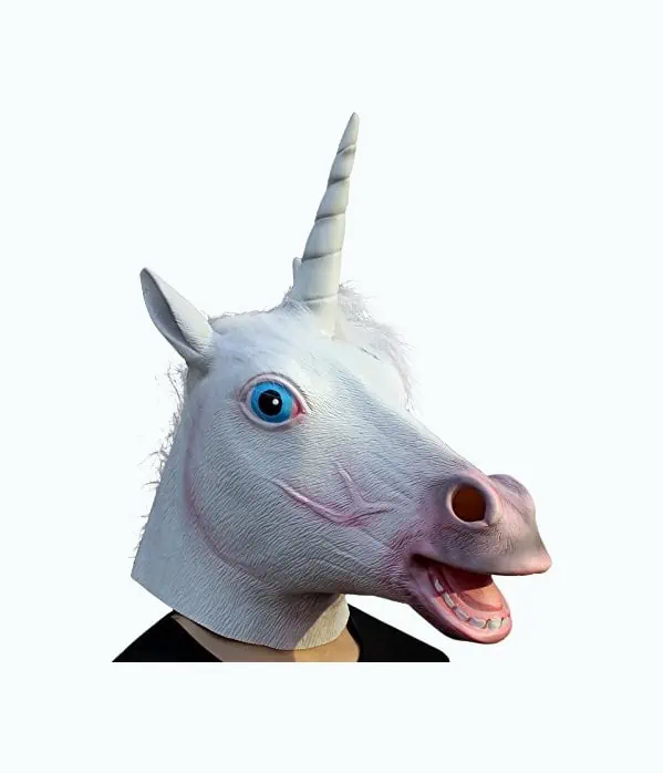 Product Image of the Creepy Party Animal Unicorn Mask
