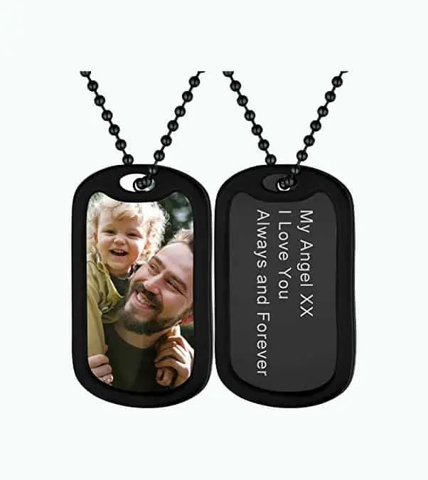 Product Image of the Custom Dog Tag Necklace