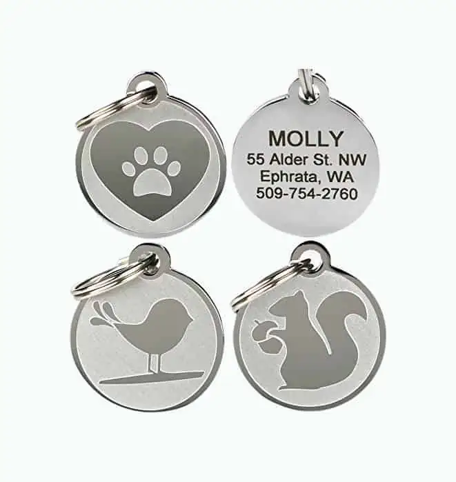 Product Image of the Custom Engraved Pet ID Tags