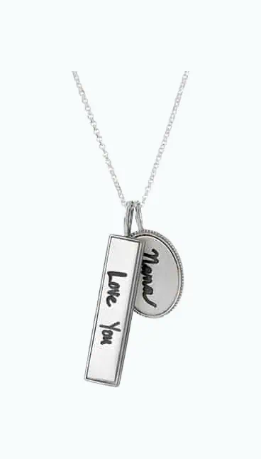 Product Image of the Custom Handwriting Necklace