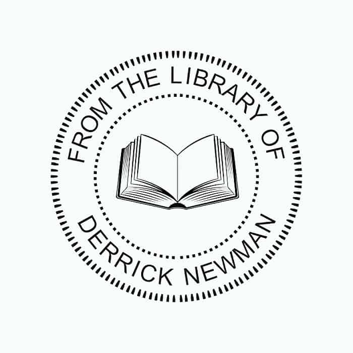 Product Image of the Custom Library Stamp