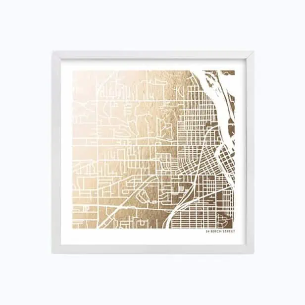 Product Image of the Custom Map Print