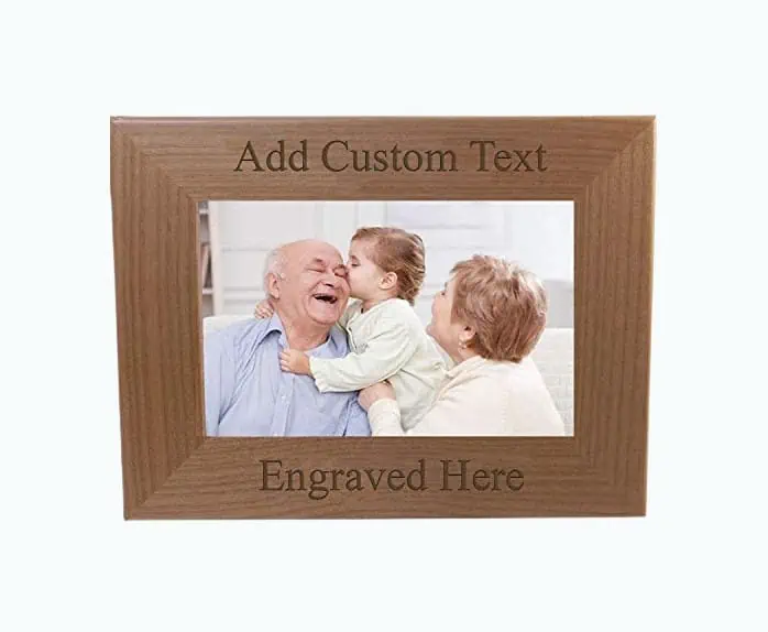 Product Image of the Customizable Wood Photo Frame