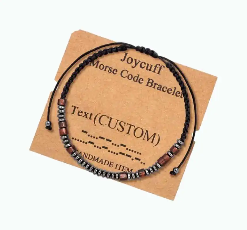 Product Image of the Customized Morse Code Bracelet