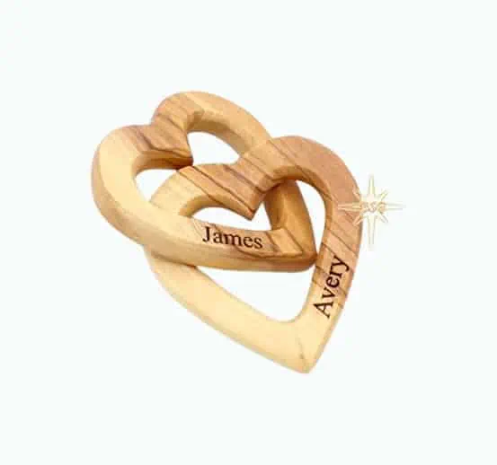 Product Image of the Customized Wood Hearts