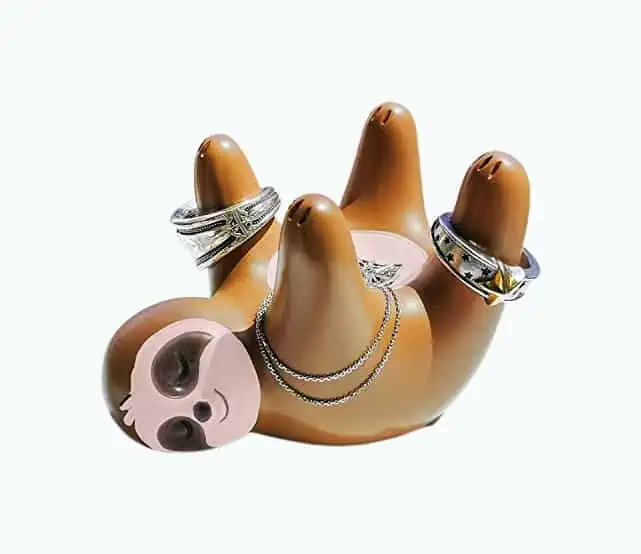 Product Image of the Cute Sloth Ring Holder Dish