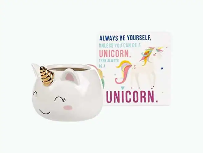 Product Image of the Cute Unicorn Mug & Coaster Set