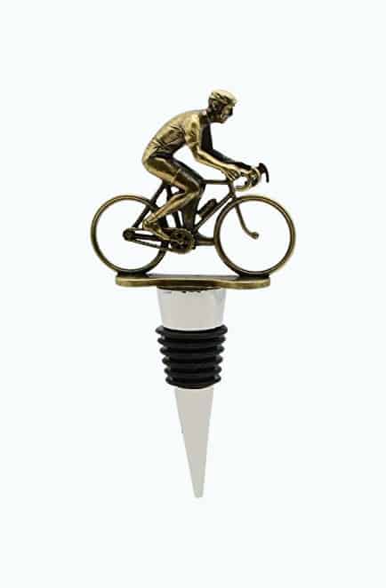Product Image of the Cyclist Wine Stopper
