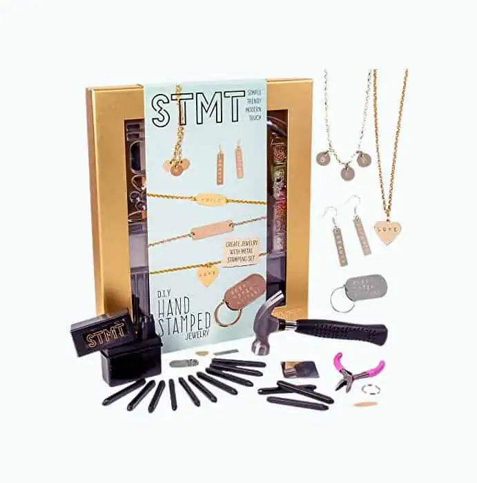 Product Image of the DIY Personalized Stamped Jewelry Kit