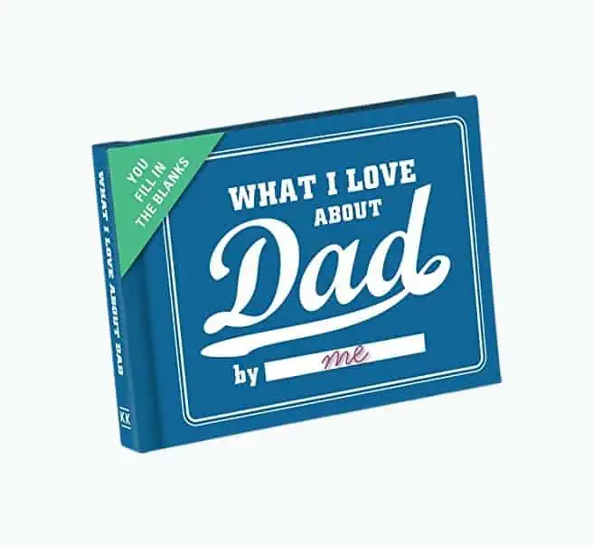 Product Image of the Dad Fill-In-The-Blank Journal