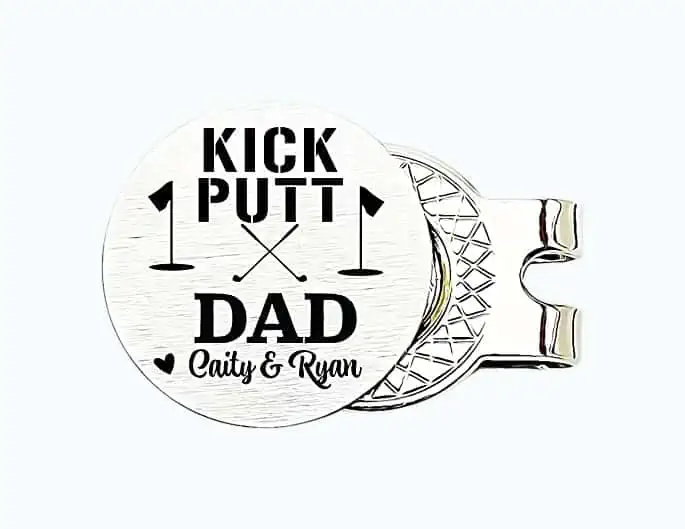 Product Image of the Dad Golf Ball Marker