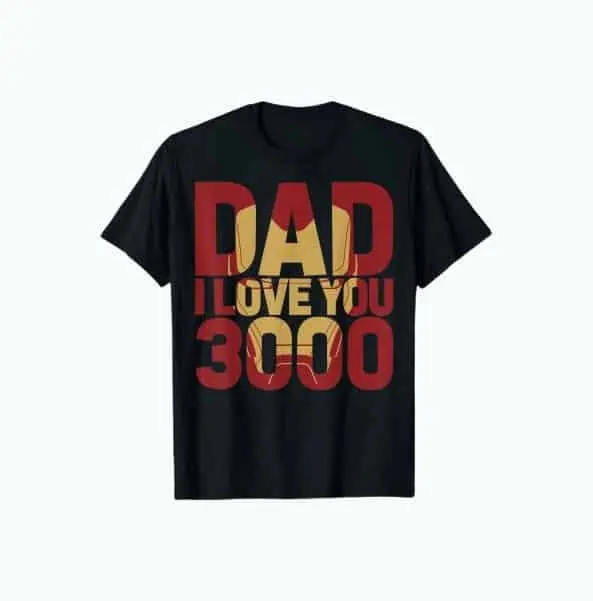 Product Image of the Dad Marvel T-Shirt